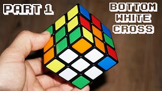 How to Solve a Rubiks Cube  Part 1  White Cross Easiest Method [upl. by Eilac]