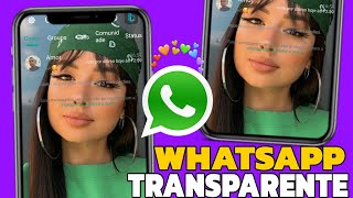 ✅ SAIU WHATSAPP TRANSPARENTE ATUALIZADO 2023 [upl. by Mera]