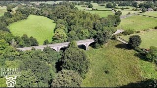 🚂✨ Aerial Footage of Lunedale Viaduct  Teesdale’s Historic Railway Landmark ✨🌉 [upl. by Esirtal]