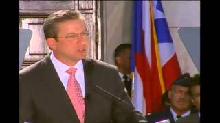 Toma de Posesión de Alejandro García Padilla Gob de Puerto Rico COMPLETA [upl. by Rutter]