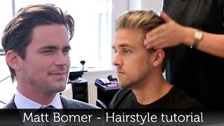 Matt Bomer Hairstyle  Awesome Mens Hair Tutorial  Slikhaar TV [upl. by Nadnerb]