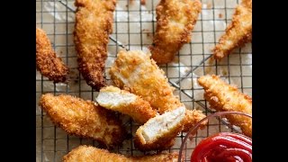 Panko Fried Chicken Tenders  Its so Crunchy amp Tender [upl. by Nanete175]