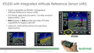 Learning the Avidyne IFD IFD Basics R10261 [upl. by Nitram]