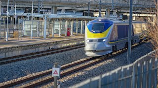 HS1 Trains Ebbsfleet International 4K 210323 [upl. by Jessy238]