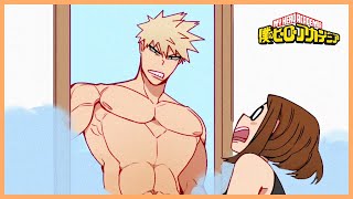 Bakugous Skincare Routine  My Hero Academia Comic Dub Kacchako [upl. by Llenrahs]