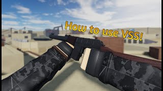 Learn the Vss Vintorez in 253 Roblox Phantom forces [upl. by Nairoc]