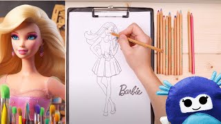 Barbie 2023  Disegni da colorare GRATIS per bambini [upl. by Nicodemus297]