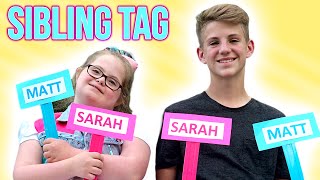 The Sibling Tag MattyBRaps vs Sarah Grace [upl. by Hubble26]