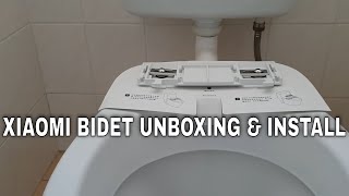 Xiaomi Mijia SmartMi bidet  Unboxing and install [upl. by Case]