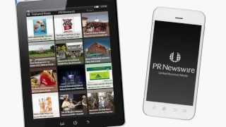 Demo The PR Newswire Mobile App [upl. by Anahsar429]