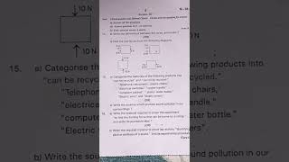 SA1 physics exam model paper telangana 8th class [upl. by Keg]