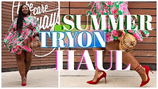 SUMMER COLLECTIVE Tryon haul I Curvy PLUS SIZE FASHION SUPPLECHIC [upl. by Ahseinaj]