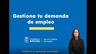 Gestiona tu demanda de empleo [upl. by Lemor946]