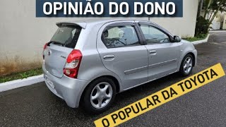 OPINIÃO DO DONO ETIOS HATCH 13 XS 2013 [upl. by Jephthah526]