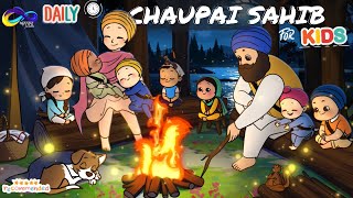 Chaupai Sahib  Nikka jeha Khalsa  Gurbani Kirtan for Kids  Sikh Rhymes [upl. by Maureen811]