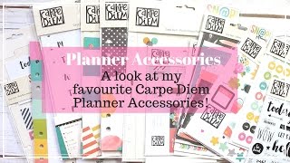 My favourite Carpe Diem A5 Planner Accessories [upl. by Wunder]