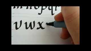 How To Write calligraphy Letters [upl. by Nac434]