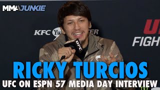 Ricky Turcios Has One Objective vs Rosas Jr quotTo Win By Any Means Necessaryquot  UFC on ESPN 57 [upl. by Drucie95]