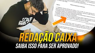 COMO ESTUDAR REDAÇÃO PARA A CAIXA ANALISEI AS ÚLTIMAS REDAÇÕES [upl. by Devonne]