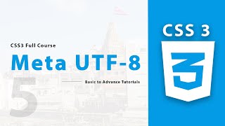 Meta UTF8 in CSS3 Hindi  5 [upl. by Ahsas]