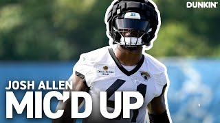 quotWhat a day to dominate ‼️quot Josh Allen MICD UP at joint practice with Lions  Jacksonville Jaguars [upl. by Nilesoy]