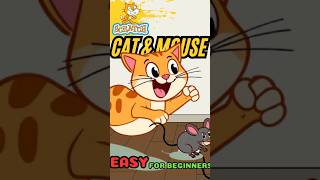 Scratch Game Projects 1 How to Make a Fun Cat and Mouse Game in Scratch scratch shorts [upl. by Anoi]