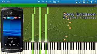 SONY ERICSSON VIVAZ PRO RINGTONES IN SYNTHESIA  Piano Tutorial [upl. by Cecelia]