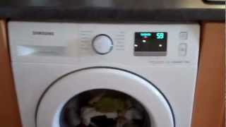 Samsung Ecobubble Washer 8KG 1400rpm A WF80F5EOW4W [upl. by Veronica]