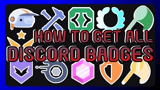 How To Get All Discord Badges New Updated 2024  Discord Overview Tutorials PART 1 [upl. by Eloccin136]