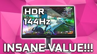 Cheapest 144Hz HDR  ARZOPA 156” Portable Monitor Review [upl. by Sadirah306]