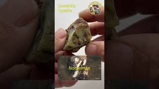 Transformation of Dendritic Opalite  Before And After Tumble Polishing [upl. by Oruam]