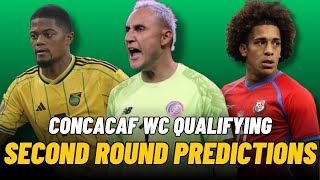 Concacaf World cup Qualifying Predictions Second Round [upl. by Iover]