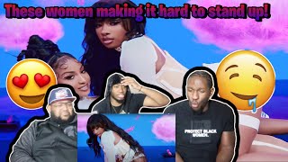 Shenseea Megan Thee Stallion  Lick Official Music Video REACTION [upl. by Aneliram911]