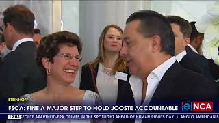 Steinhoff  The R475m fine is a major step to hold Jooste accountable  FSCA [upl. by Rolfe]