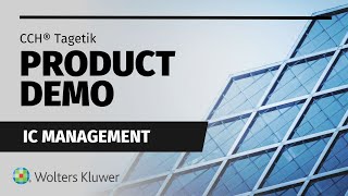 CCH® Tagetik  IC Management Demo [upl. by Isayg]