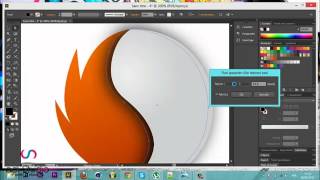 Tutoriel Adobe illustrator Cs6  Logo design 1 [upl. by Ahtiek551]