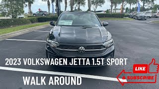 2023 Volkswagen Jetta 15T Sport Walk Around [upl. by Ahaelam]