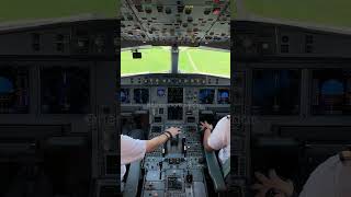 Pilot Landing Cockpit View ✈️ aviation ngeshortsdulu [upl. by Dove]