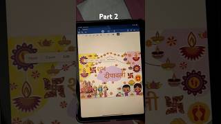 Shubh dipawali ✨ Diwali festival Pooja ShubhDipawali ayodhya ipad contentcreator journal [upl. by Aimek]