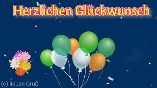 Herzlichen Glückwunsch zum Geburtstag 💐Geburtstagswünsche 🎂 Geburtstagsgrüße [upl. by Liagiba]