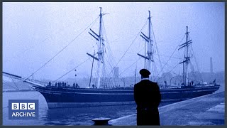 1951 CUTTY SARK  Last of the TEA CLIPPERS  Newsreel  Retro Transport  BBC Archive [upl. by Gaal]