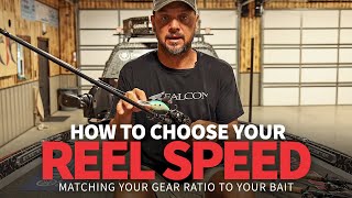 Matching your GEAR RATIO to the BAIT How to Choose Baitcaster REEL Speed [upl. by Tiram]