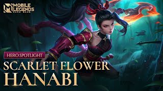 Hero Spotlight  Hanabi Revamp  Scarlet Flower  Mobile Legends Bang Bang [upl. by Nolahp24]