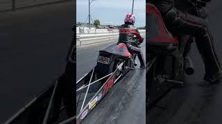 NHRA Pro Stock Motorcycle vs Top Fuel Harley [upl. by Droflim]