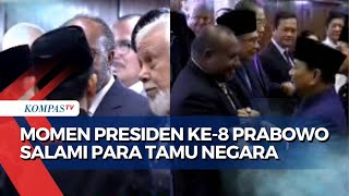 Presiden Prabowo Ditemani Wapres Gibran Salami Para Tamu Negara yang Hadir di Pelantikan [upl. by Engracia998]