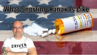 What Snorting Xanax Is Like [upl. by Audri]