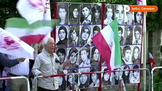 Exiled Iranians in Berlin celebrate presidents death  REUTERS [upl. by Barber]