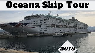 PampO Oceana ship tour May 2019 [upl. by Ntsud]