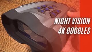 🔥REVIEW🔥 WISHBETY Night Vision Goggles Best 4K Infrared Digital Binoculars 2024 [upl. by Katzman]