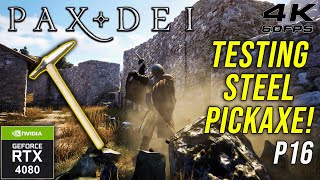 Pax Dei Crafting Steel Tools amp PvP Encounter  RTX 4080 4K Gameplay p16 [upl. by Bust]